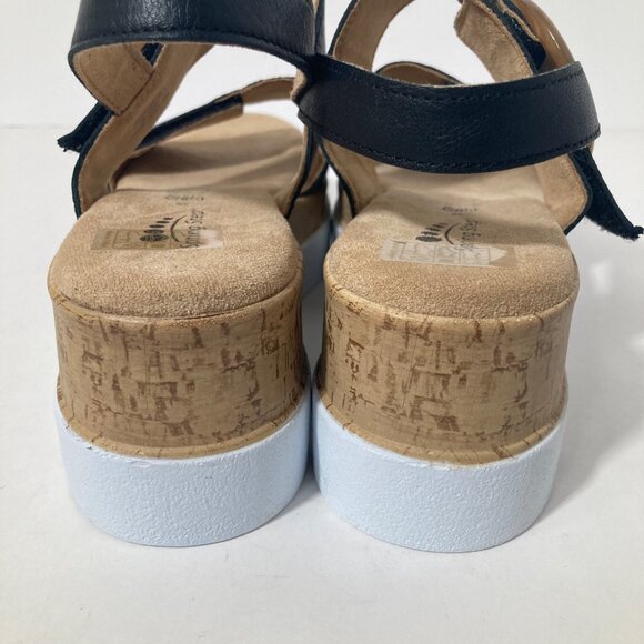 Womens Spring Step Abarah Leather Sandals Black 39 8/8.5 NWOT - Picture 5 of 11